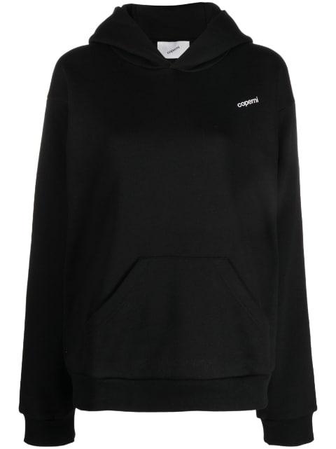 logo-print long-sleeved hoodie by COPERNI
