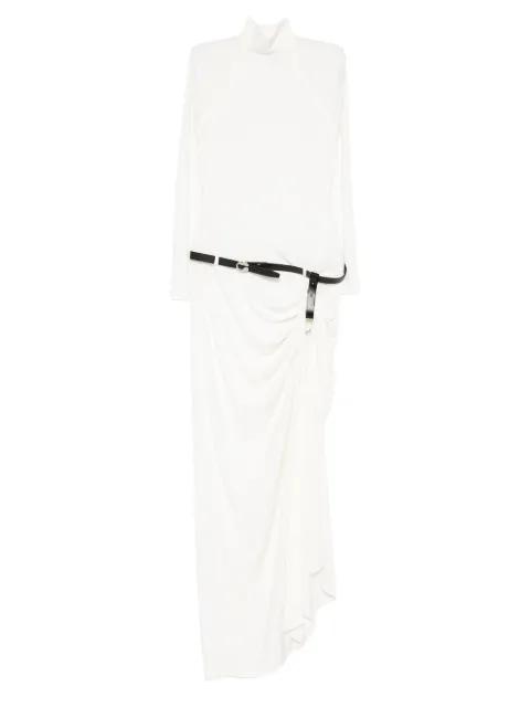 long-sleeve belted dress by COPERNI