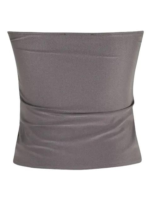 multi-buckle strapless top by COPERNI