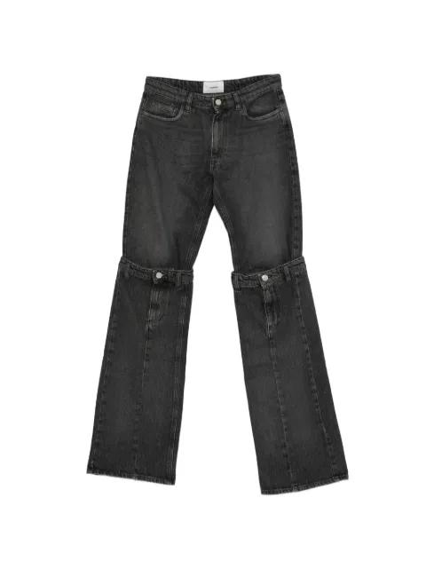 open knee-detail wide-leg jeans by COPERNI