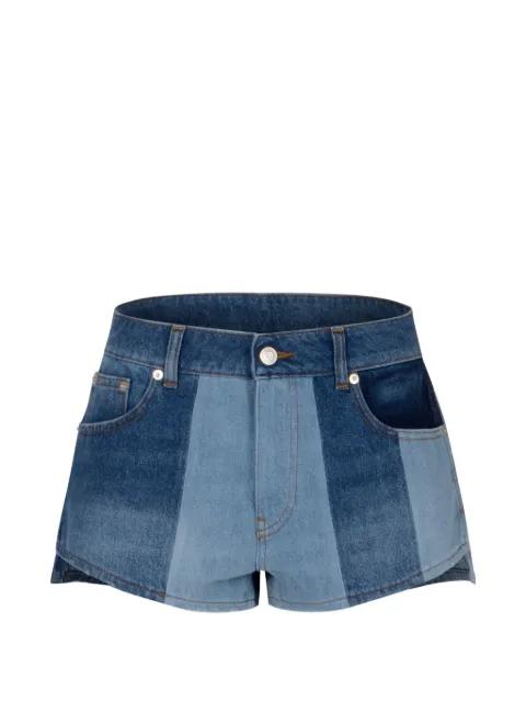 patchwork denim shorts by COPERNI
