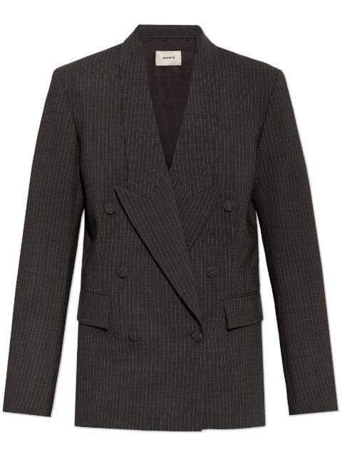 pinstripe double-breasted blazer by COPERNI