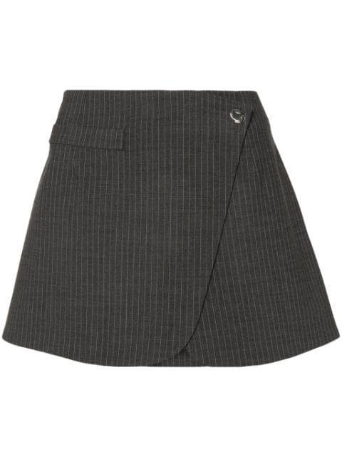 pinstripe-pattern mini skirt by COPERNI