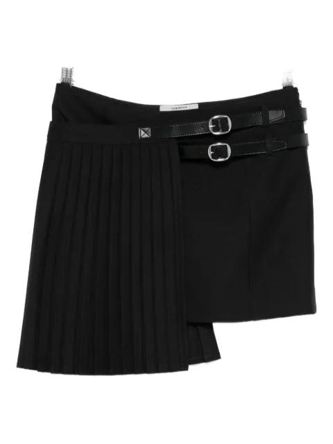 pleated belted mini skirt by COPERNI