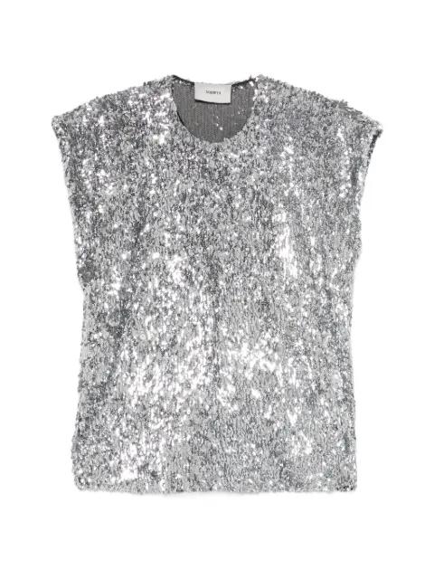 sequined top by COPERNI