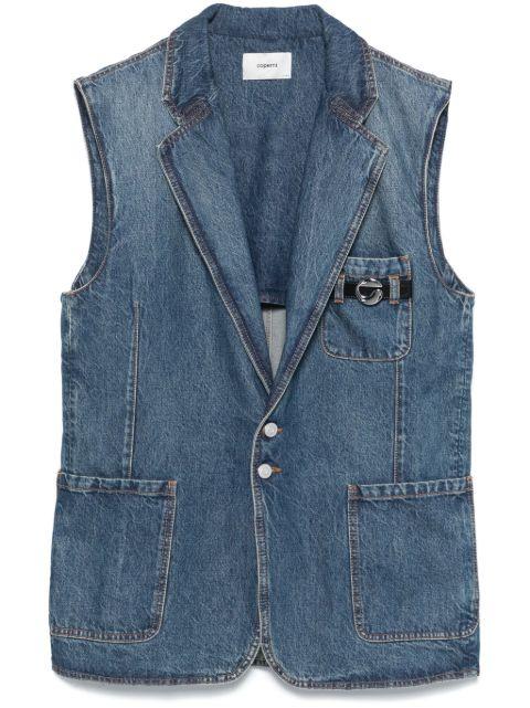 sleeveless denim jacket by COPERNI