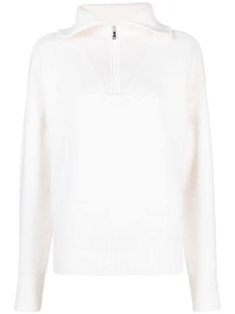 wool-blend half-zip jumper by COPERNI