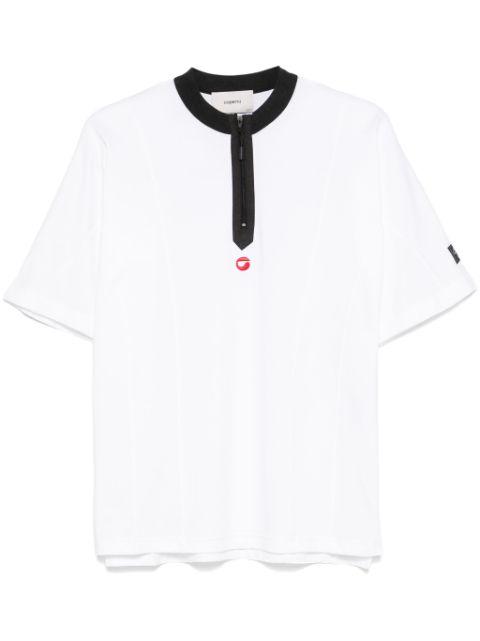 zipper neck T-shirt by COPERNI