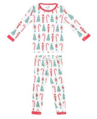 Baby Boys' or Girls' Nicholas Printed Long-Sleeve Top and Pants, 2-Piece Pajama Set by COPPER PEARL
