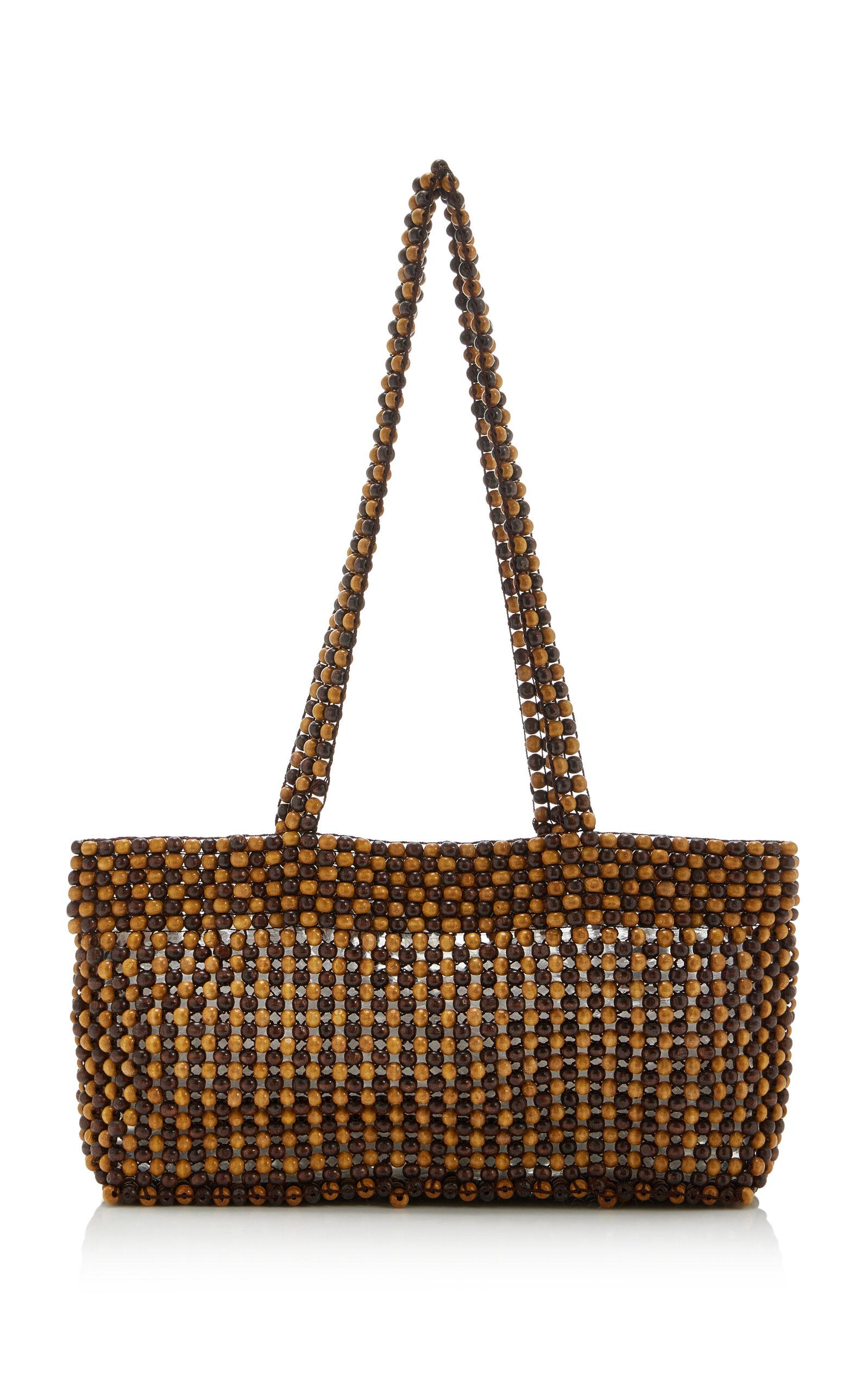Cordera Exclusive La Isla Wood-Beaded Mini Bag - Moda Operandi by CORDERA