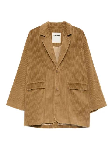 corduroy single-breasted blazer by CORDERA