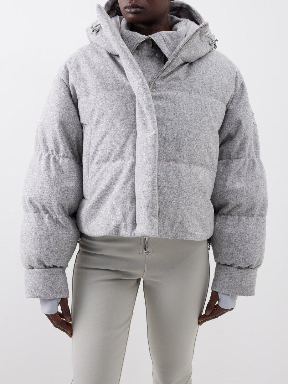 Aomori cropped wool-blend down ski jacket by CORDOVA