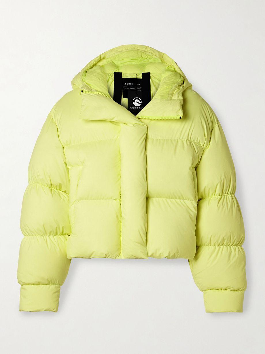 Aomori hoodied quilted down ski jacket by CORDOVA