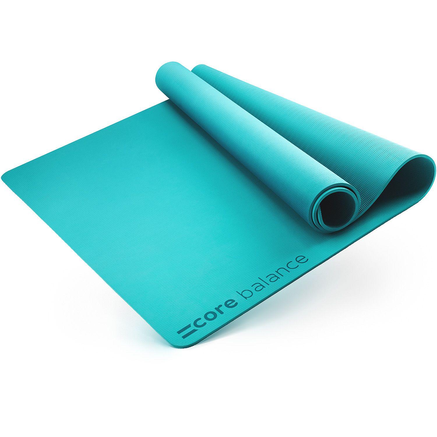 Extra Large Exercise Mat 6mm Thick TPE Yoga Fitness 183cm x 116cm Core Balance by CORE BALANCE