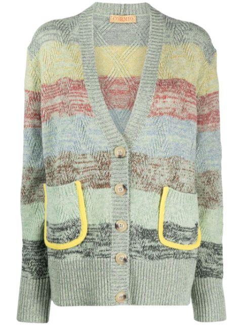 Renato striped cardigan by CORMIO