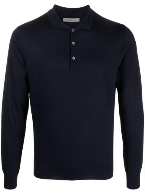 120's virgin wool polo shirt by CORNELIANI