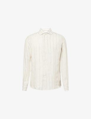 Camp Short-Sleeve Linen Shirt by CORNELIANI
