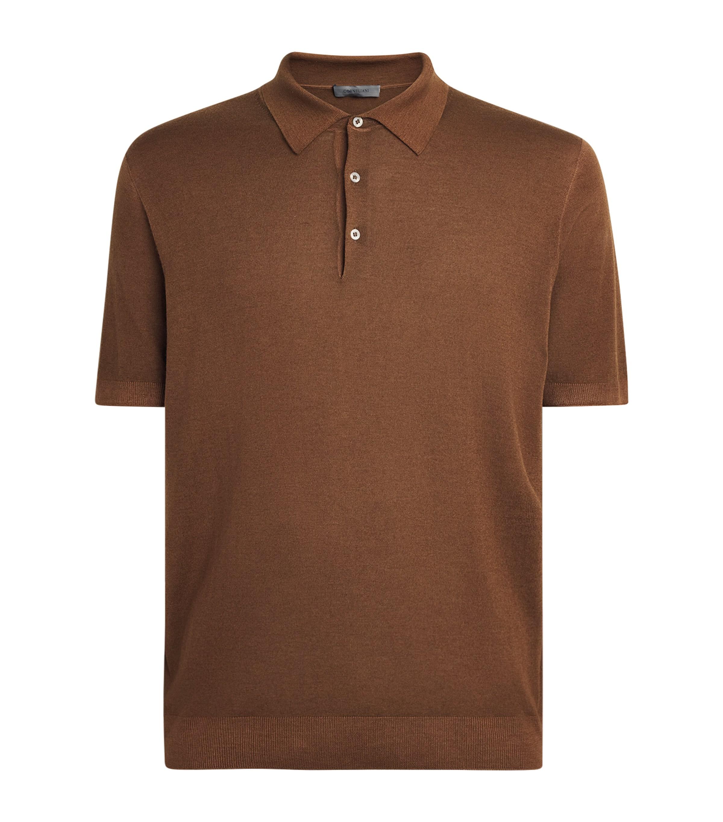 Corneliani Cashmere-Silk Polo Shirt by CORNELIANI