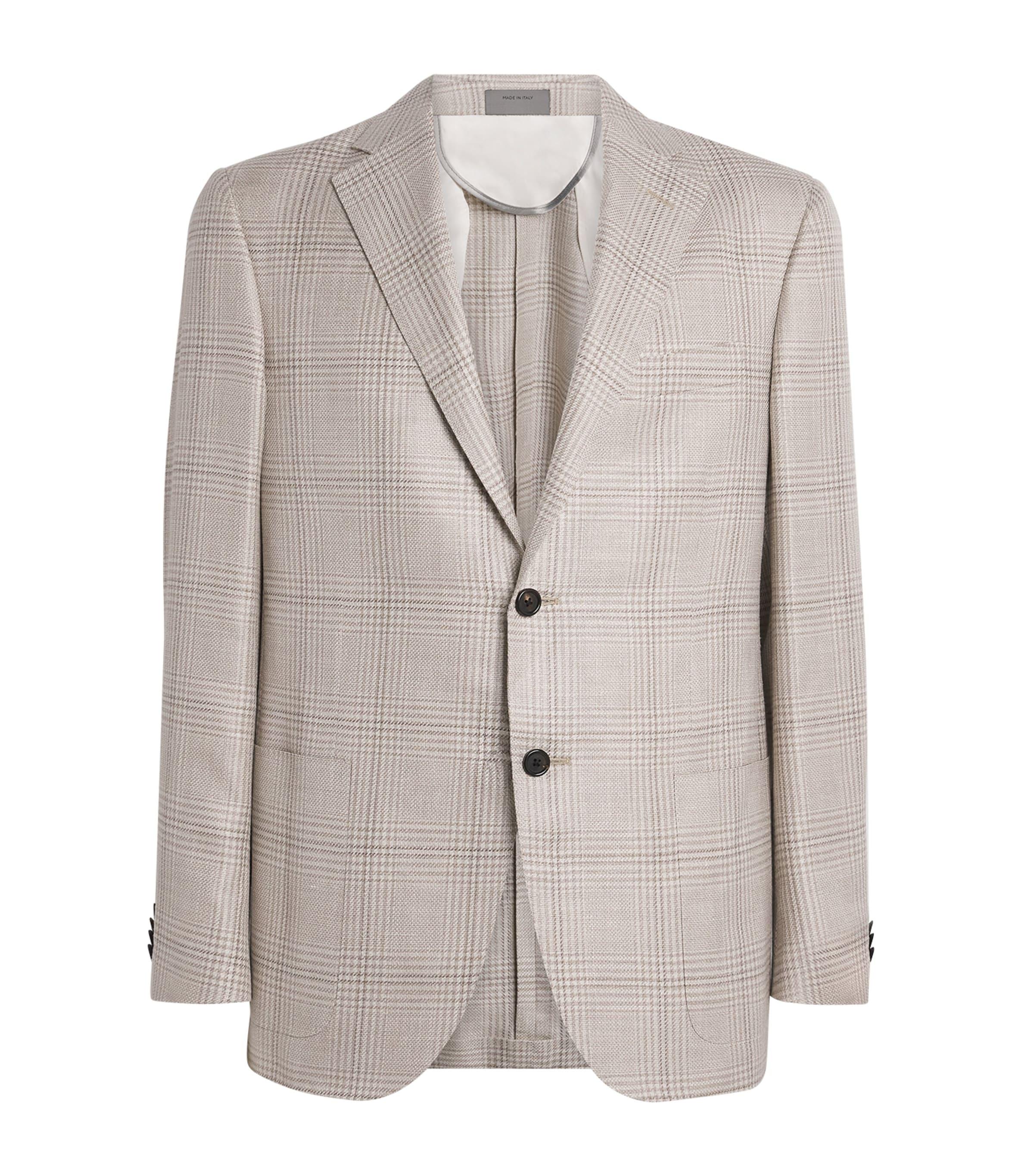 Corneliani Check Leader Soft Blazer by CORNELIANI