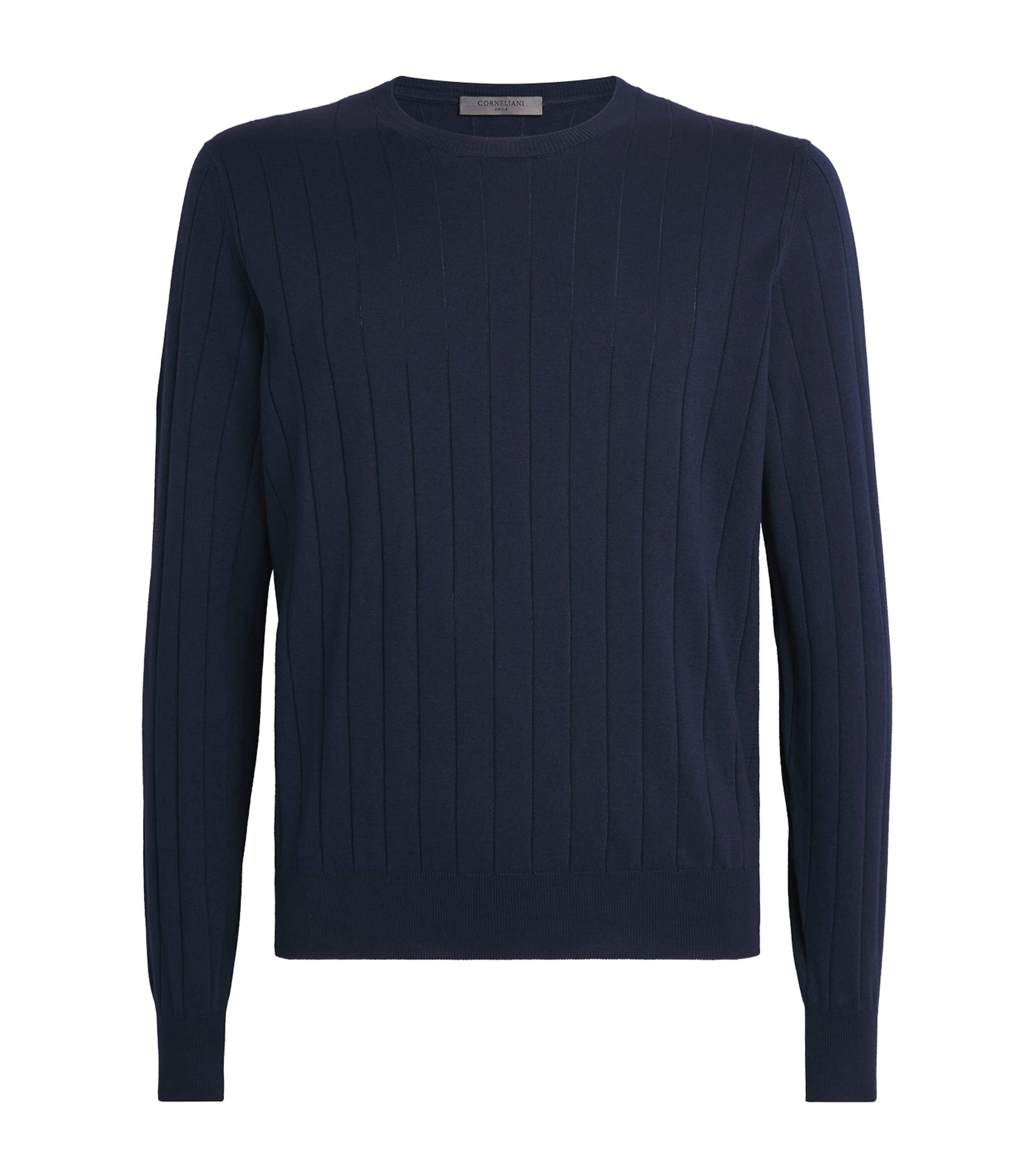 Corneliani Pima Cotton Crew-Neck Jumper by CORNELIANI