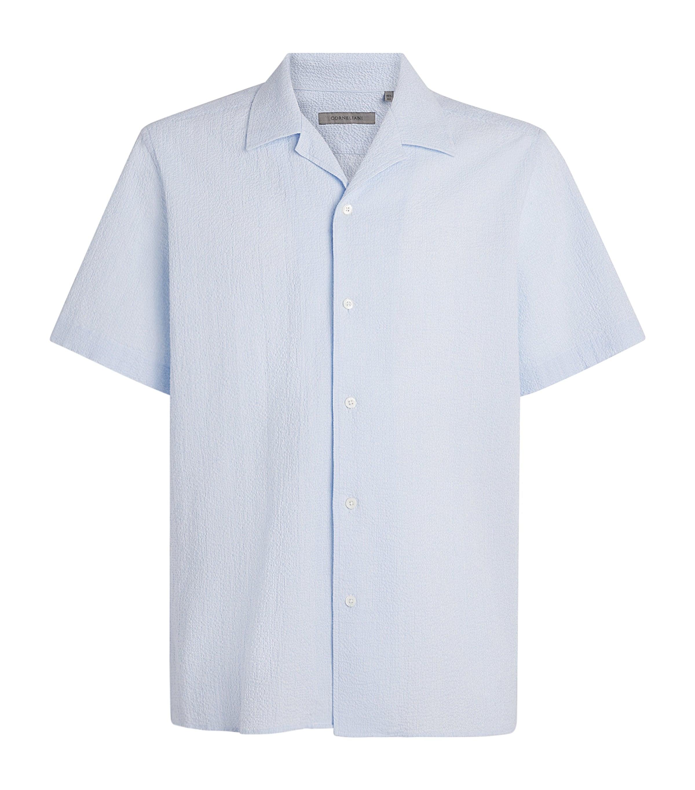 Corneliani Seersucker Stripe Shirt by CORNELIANI