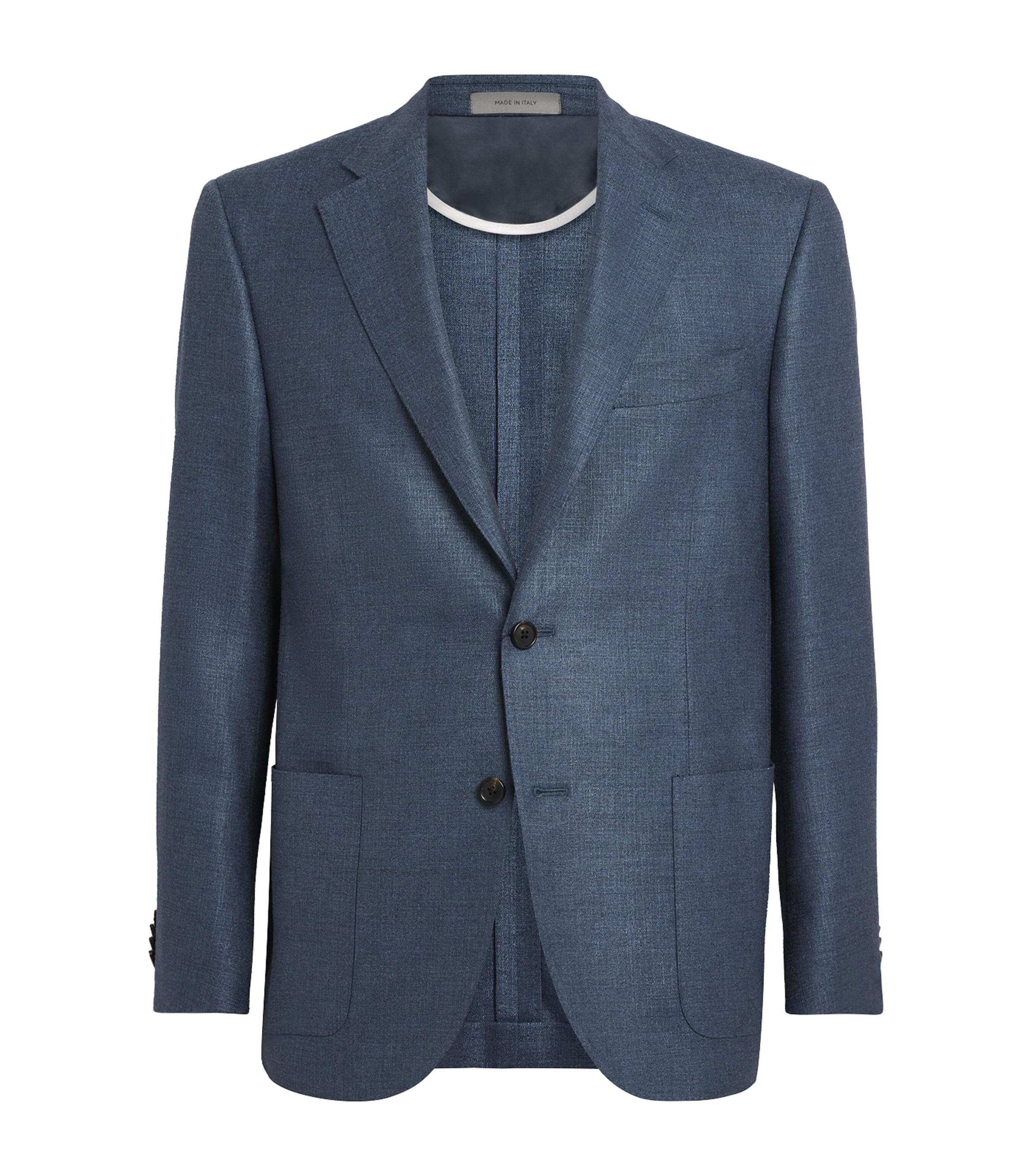 Corneliani Silk-Virgin Wool Blazer by CORNELIANI