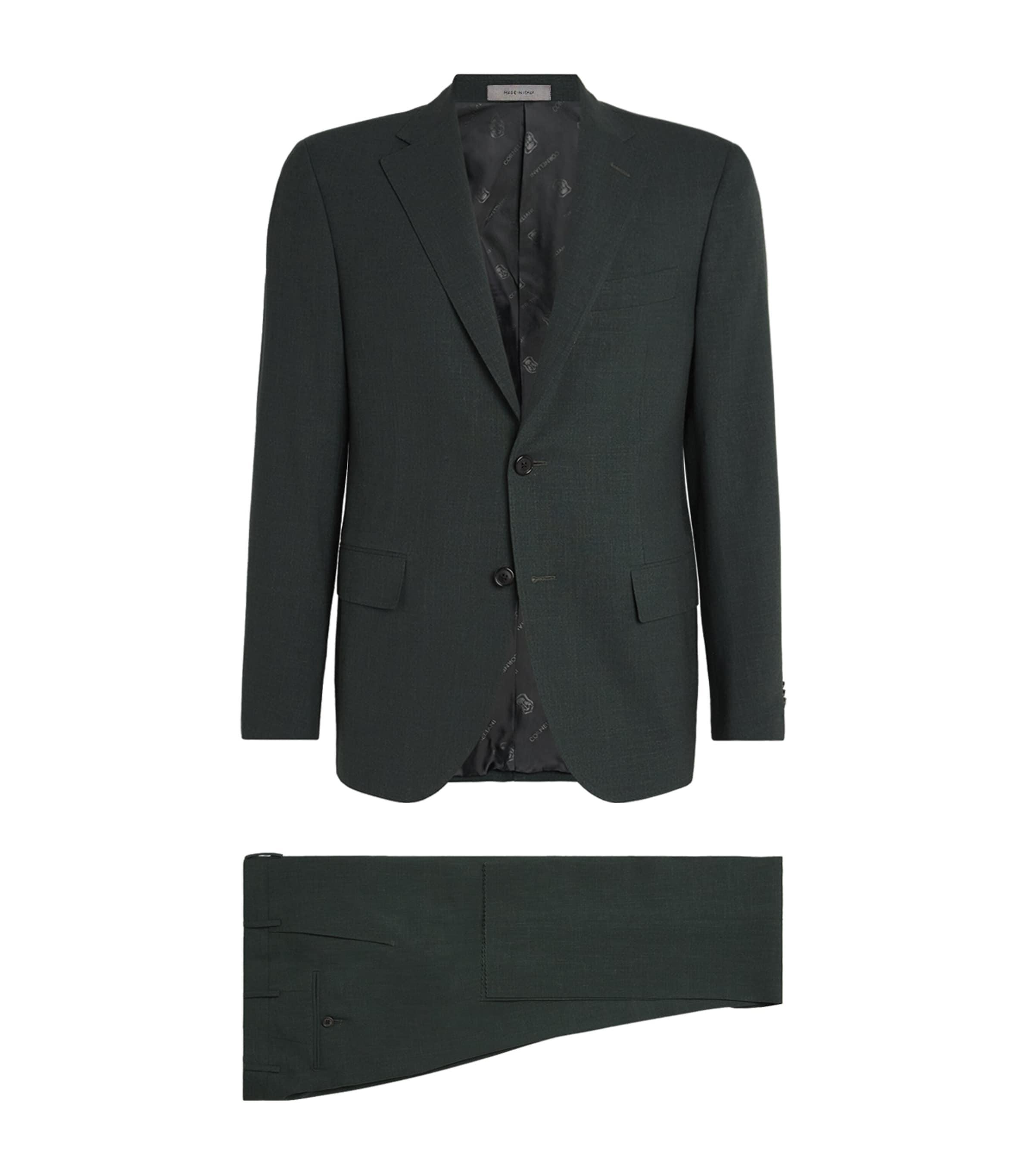 Corneliani Virgin Wool-Silk-Linen Academy Soft 2-Piece Suit by CORNELIANI