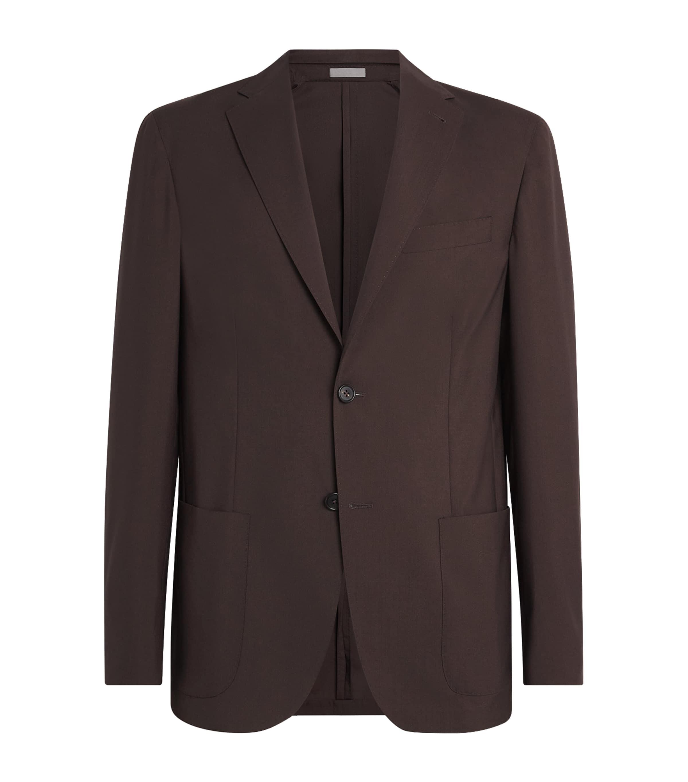 Corneliani Virgin Wool-Silk Unlined Whisper Blazer by CORNELIANI