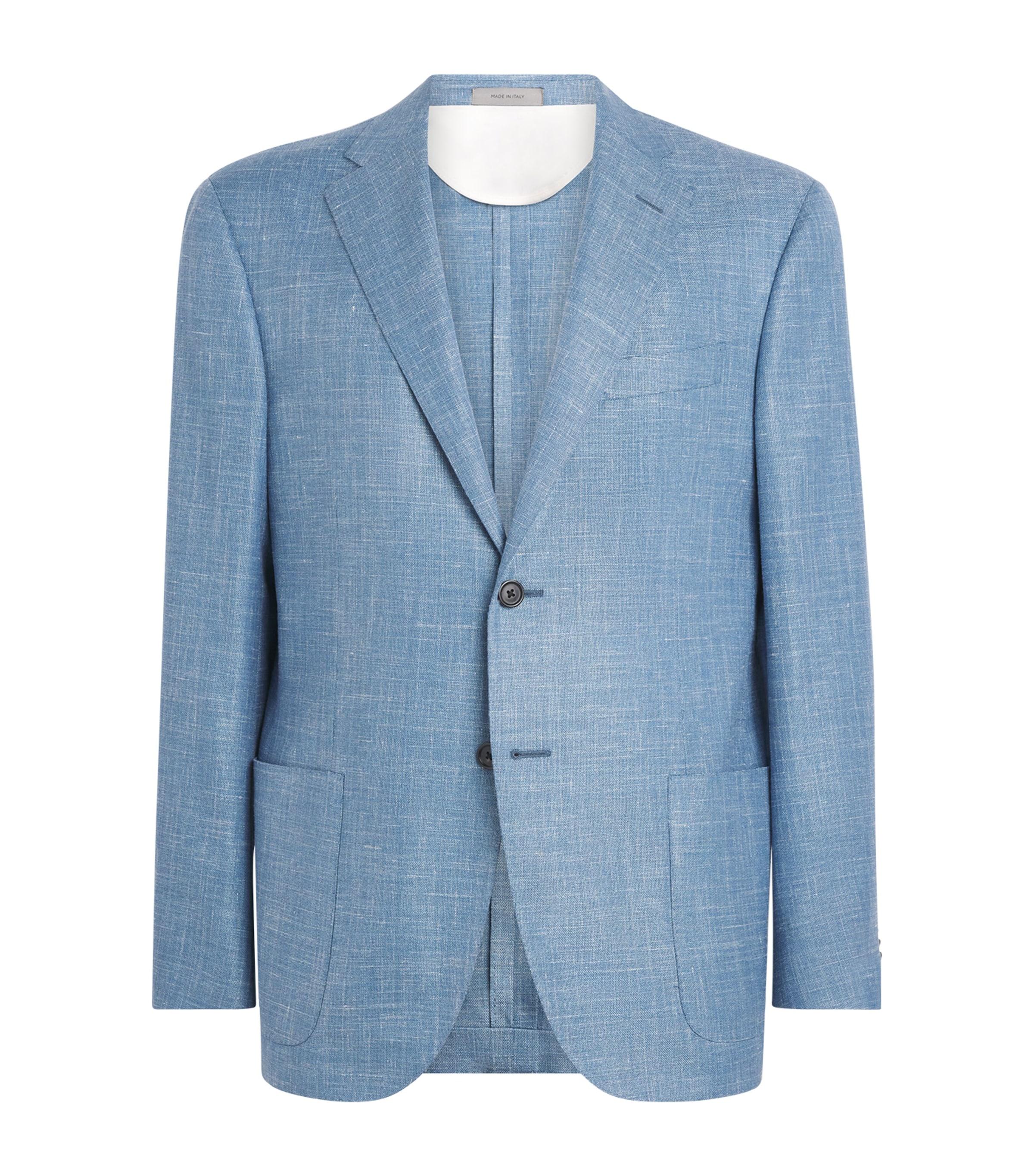 Corneliani Wool-Silk-Linen-Blend Blazer by CORNELIANI