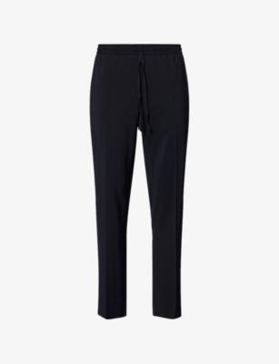 Drawstring Straight-Leg Wool Trousers by CORNELIANI