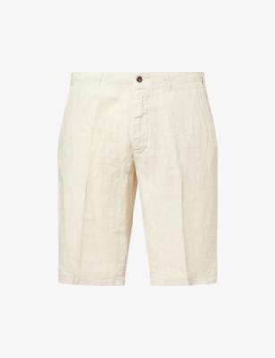 Knee-Length Linen Shorts by CORNELIANI