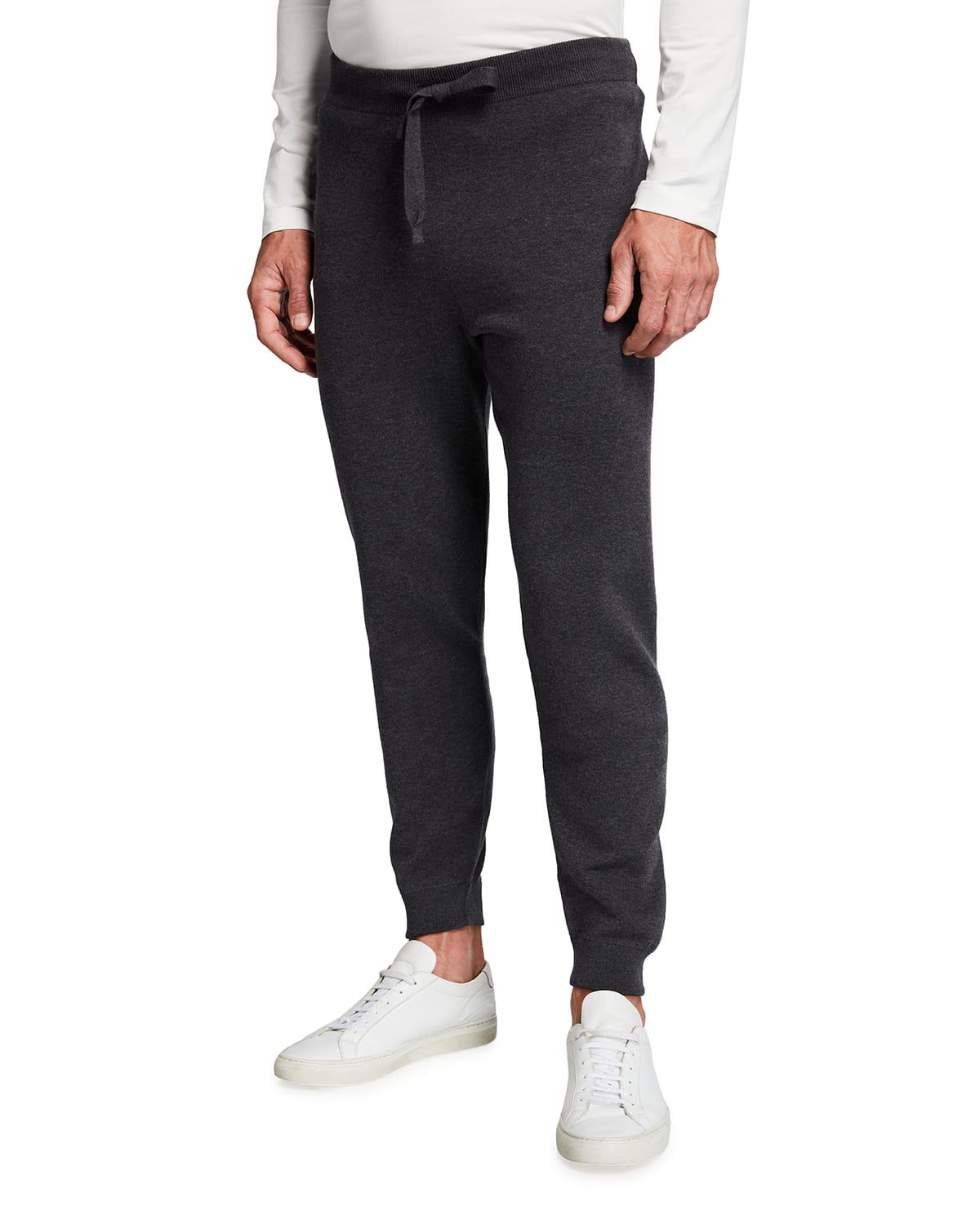 Men's Solid Track Suit Pants by CORNELIANI