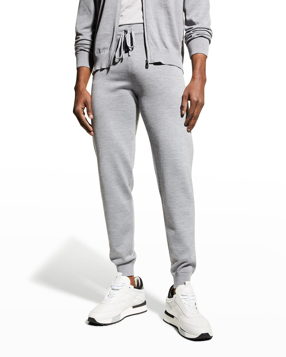 Men's Wool-Blend Jogger Pants by CORNELIANI