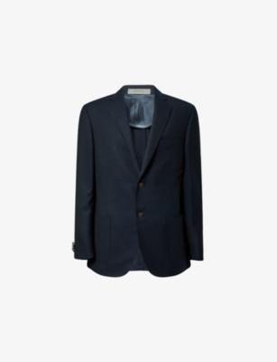 Notched-Lapel Single-Breasted Wool Blazer by CORNELIANI