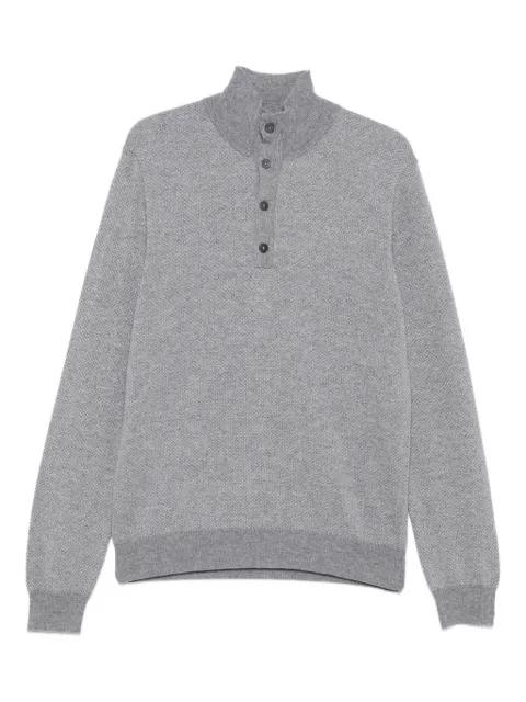 button-fastening sweater by CORNELIANI