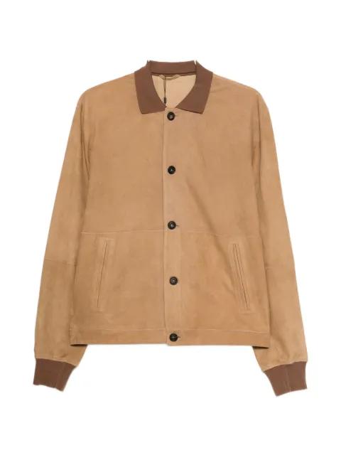 button lambskin jacket by CORNELIANI