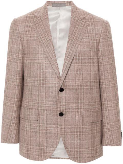 check-pattern blazer by CORNELIANI