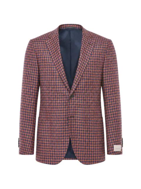 check-pattern blazer by CORNELIANI