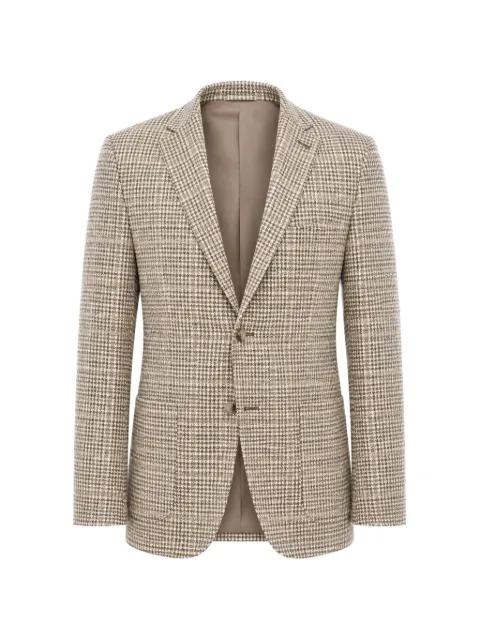check-pattern blazer by CORNELIANI