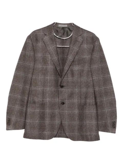 checked two-button blazer by CORNELIANI