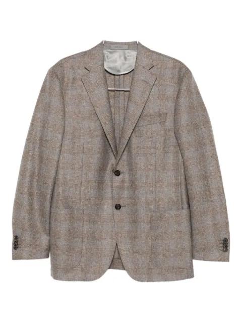 checked two-button jacket by CORNELIANI