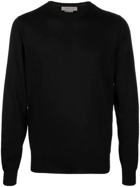 crew-neck long-sleeve jumper by CORNELIANI