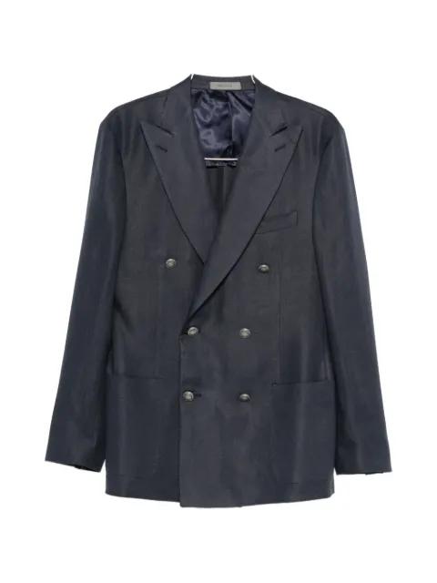 double-breasted pocket blazer by CORNELIANI