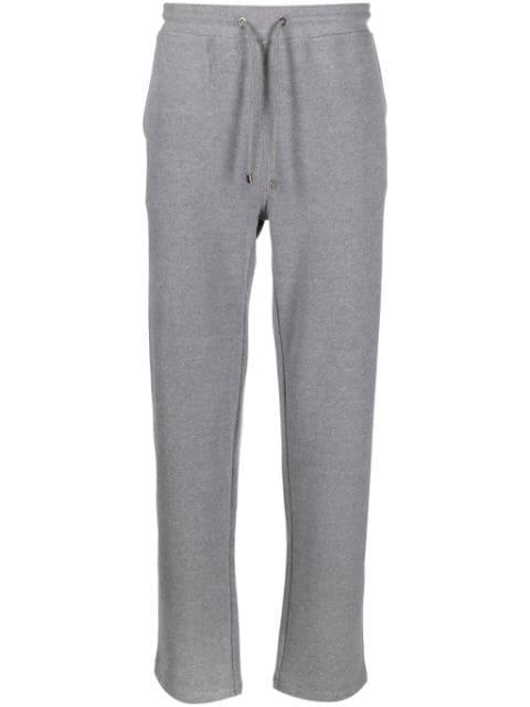 drawstring tapered track pants by CORNELIANI