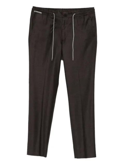drawstring-waistband trousers by CORNELIANI