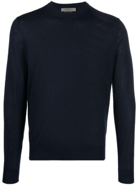 fine-knit long-sleeve jumper by CORNELIANI
