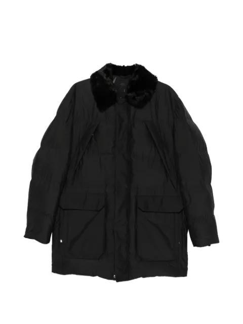 fur collar pocket jacket by CORNELIANI