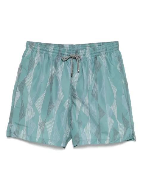 geometric-print swim shorts by CORNELIANI