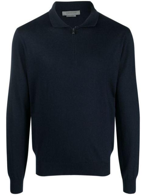 half-zip sweatshirt by CORNELIANI