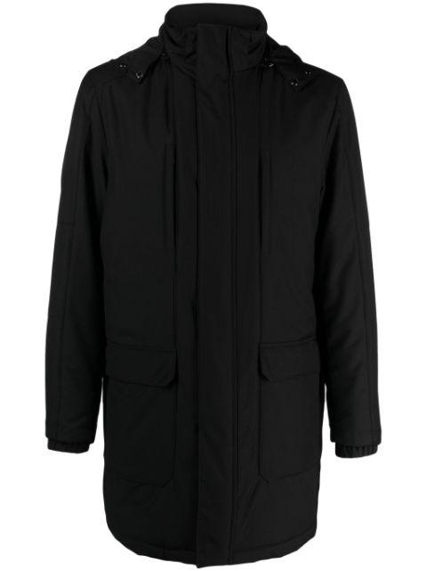 high-neck padded coat by CORNELIANI